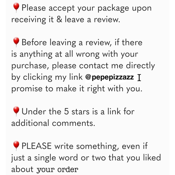 Please accept your order when it's delivered. Thank you. Just a reminder. - Picture 2 of 2